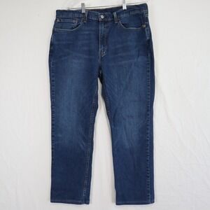 Levi's 514 Jeans‎ Mens 38x30 Straight Fit 5-Pocket Denim Blue